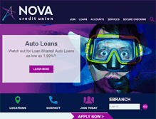 Tablet Screenshot of novacu.com